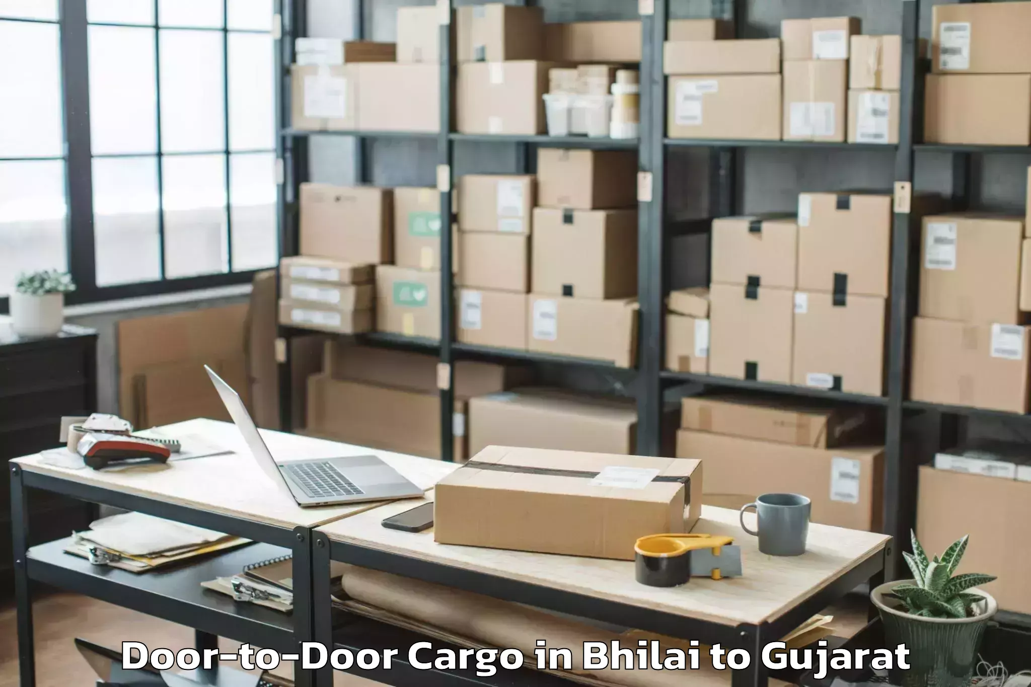 Get Bhilai to Marwadi University Rajkot Door To Door Cargo